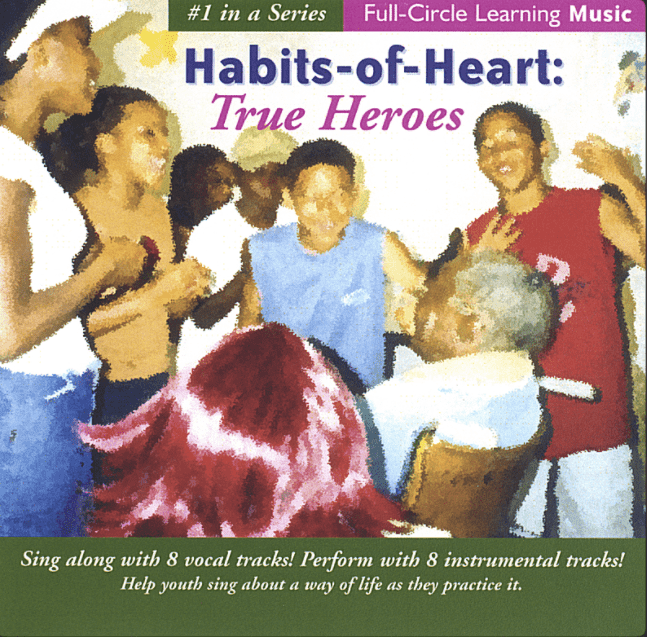 A group of students sing to their elders.